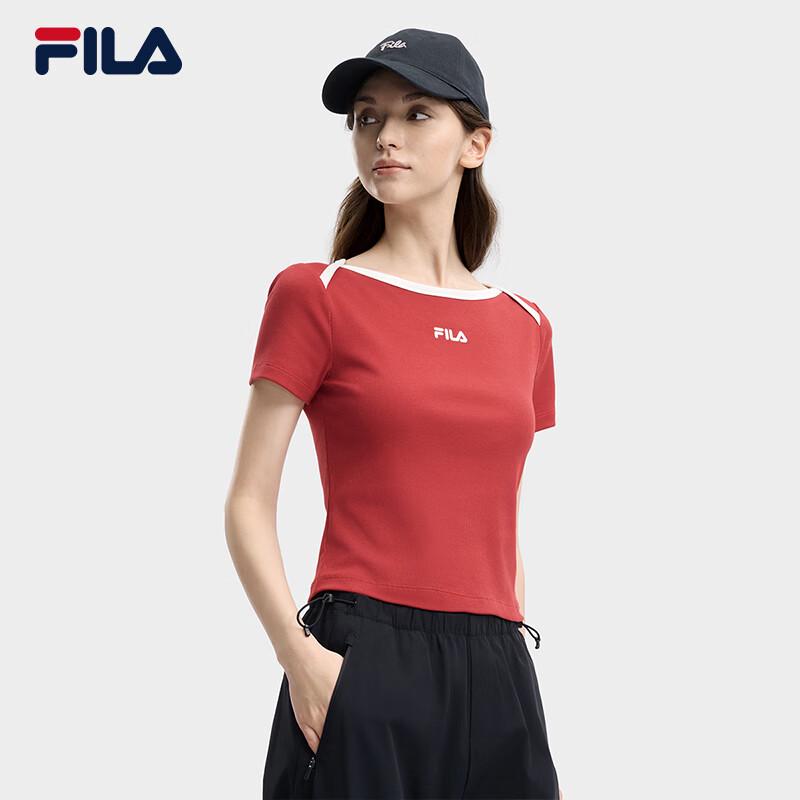 FILA Women's Knit Short Sleeve T-Shirt