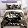 3pcs Custom Name The Coffin of Andy and Leyley Bedding Set Duvet Cover Closure Includes 1 Duvet Cover & 2 Pillowcases for All Seasons Bedroom Decor