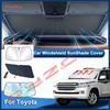 För Toyota Land Cruiser Prado 90 120 150 100 200 Vindrute Solskydd Solskydd Solskyddsskydd Vikbart Blockerar UV-strålar