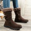Snow boots women's new women's shoes winter velvet thickened thick-soled high-top short boots cotton shoes