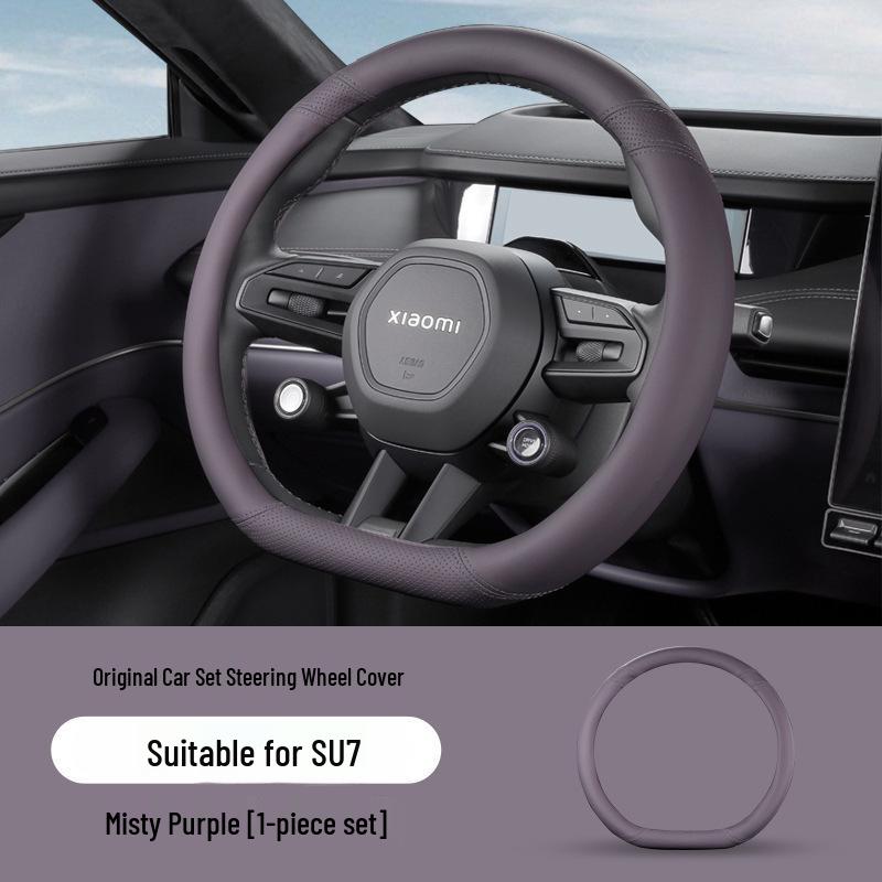 

Xiaomi SU7 Ultra-Thin Minimalist Steering Wheel Cover for Car Interior Modification Diameter 38cm