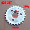 Motorcycle 420-24T 25T 26T 27T 28T 30T Tooth Rear Wheel Chain Disc For Honda Z50 Z50A Z50J Z50R Mini Trail Monkey Bike Universal