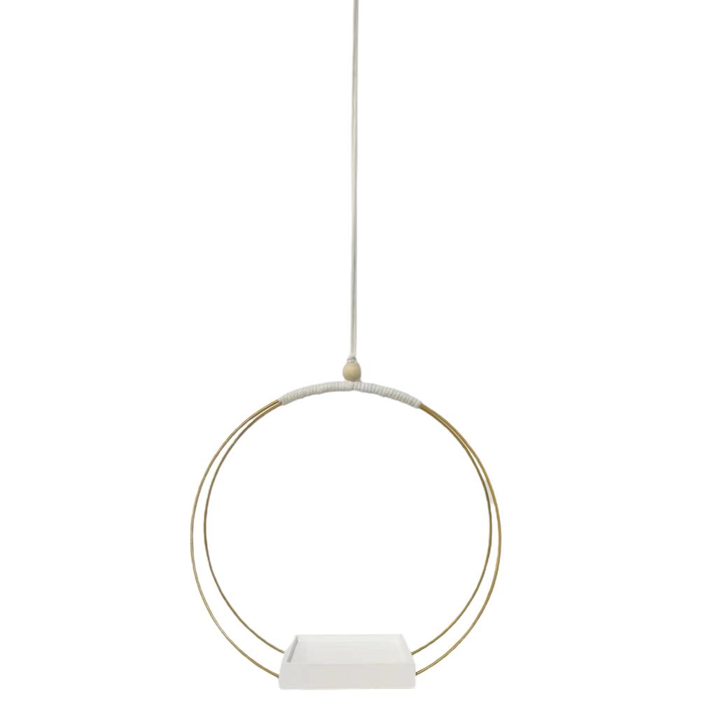 Wisząca doniczka na kwiaty Kreatywny dekoracyjny wiszący kosz na sukulenty na balkon Łatwy w montażu Lekki Dekoracja domu