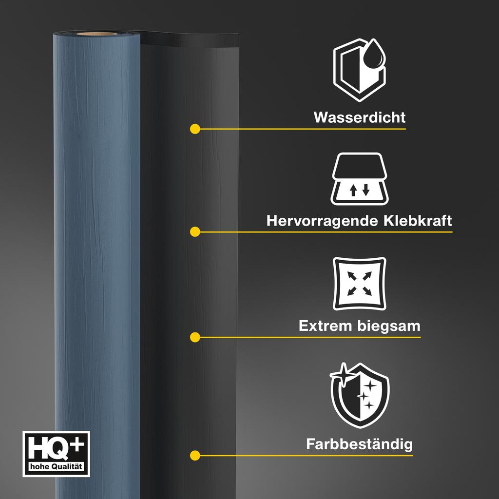 IsolBau Self-Adhesive Bituminous Membrane Roofbahn 5m² RAL 7016 Anthracite