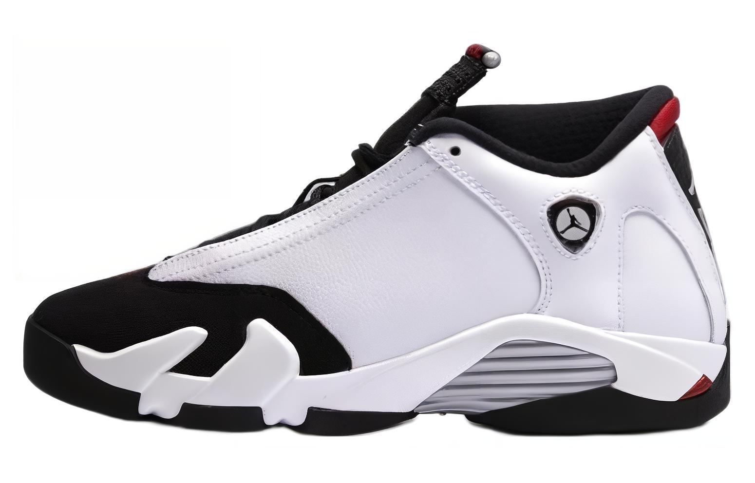 Jordan 14 Retro Black Toe 2014 GS 654963-102 37.5