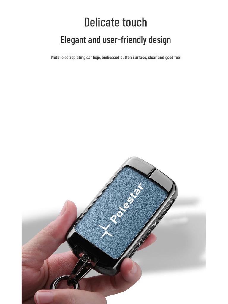 Prémiový dekorativní kryt klíčenky pro Polestar 4 a 3 2024 pro muže a ženy