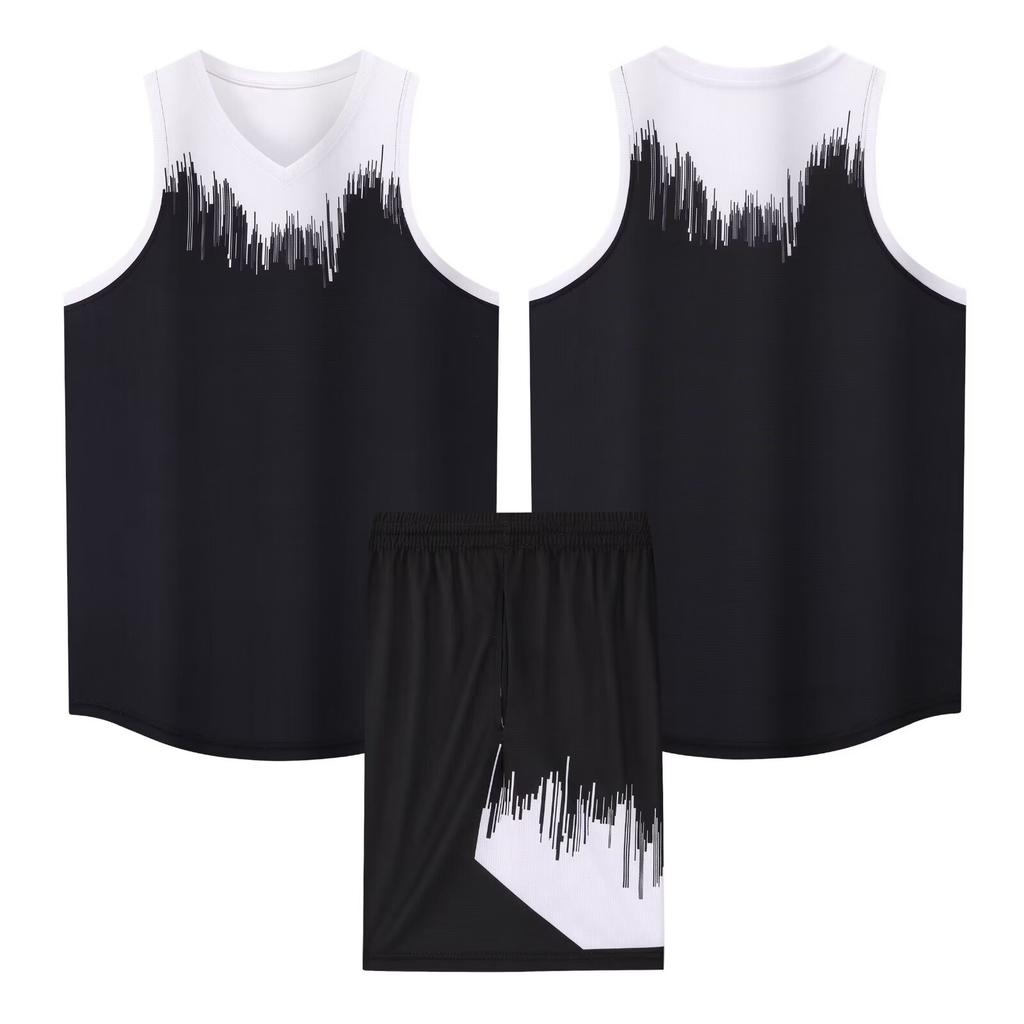 American A109 Basketball Jersey Set, Adult Children's Clothing, Men's Print Jersey, with Pockets On Both Sides 3XS-6XL