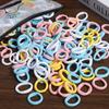 50Pcs Women S Seamless Thumb Ring Hair Ties Bagged Ponytail Holders With Compact Elastic Bands For Diy Simple Fashion Hair Cord