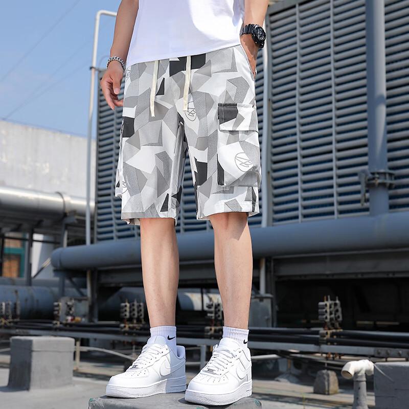 Playboy Men s Summer Casual Print Cargo Shorts 30