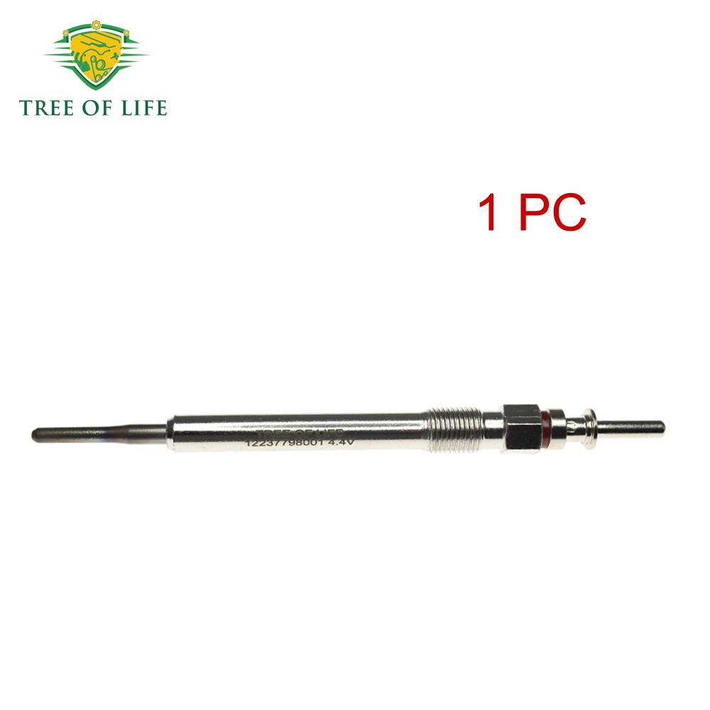 1/2/4X 4.4V Glow Plugs For BMW 1 2 Series F20 F21 114d 116d F45 F46 214d 216d X1 F48 1.5 2014- Dual Core 12238572135 7798001