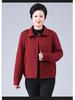 Plus Size Windbreaker for Middle-Aged and Elderly Women - Spring/Autumn Lapel Jacket