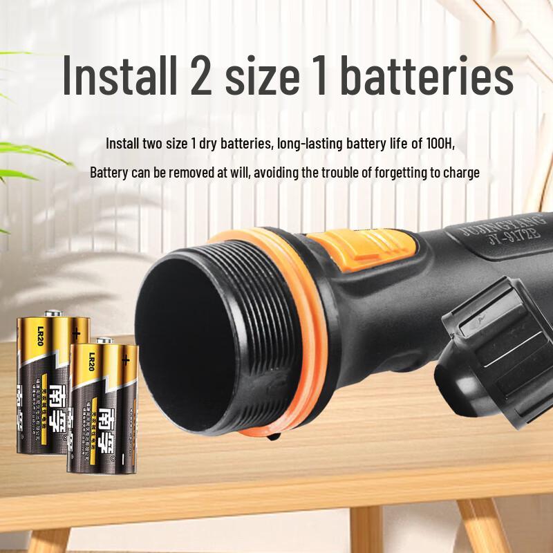 High-Power LED Flashlight & Searchlight