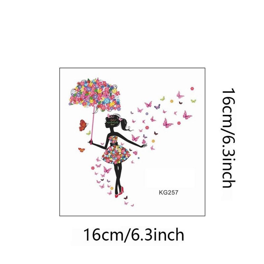 

DIY Fairy Switch Sticker Waterproof Flower Fairy Swinging Decal Switch style 3