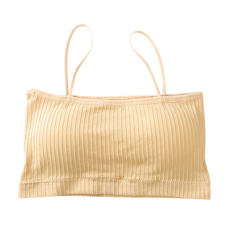 One Word Wai Mei Back Wrapped Chest Tube Top Girl Student Threaded Camisole Unterwäsche