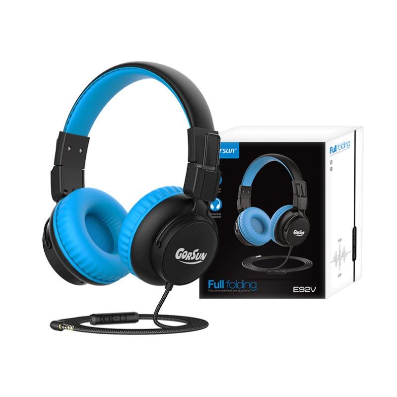 Kids Headphones, Headphones, 85dB/94dB Volume Limited, Wired Headphones with Mic, Sharing Function, Adjustable Toddler Headphones for School/Tablet/PC