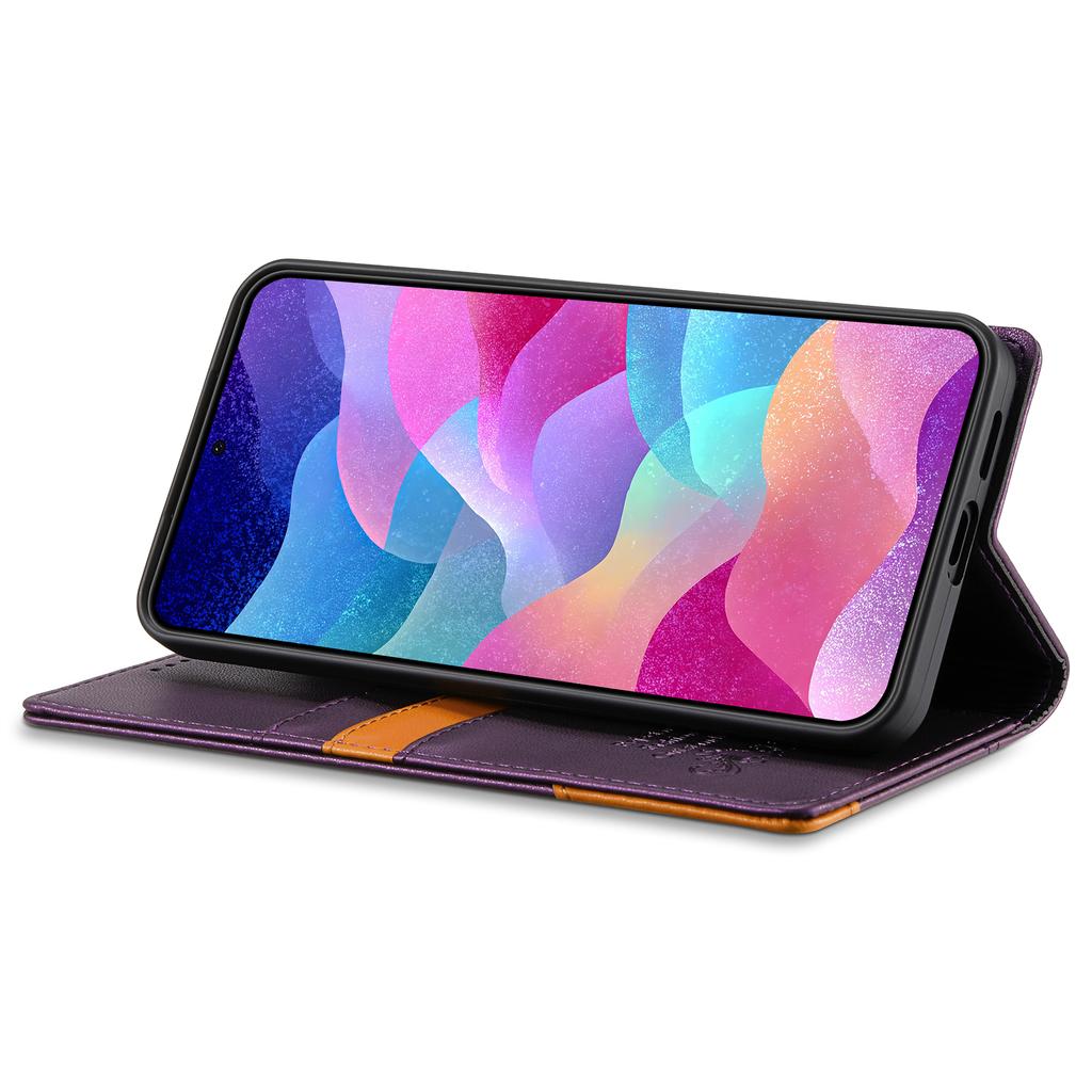 N.BEKUS P3 For Samsung Galaxy A26 5G Case RFID Blocking Wallet Stand PU Leather Flip Phone Cover