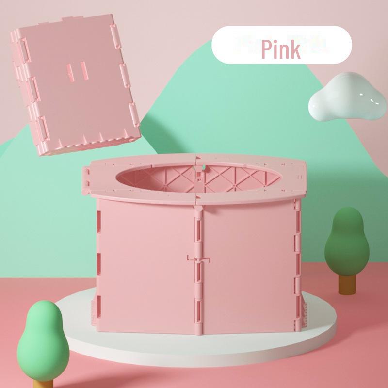 Tragbare Kinder-Klapptoilette mit Müllbeutel