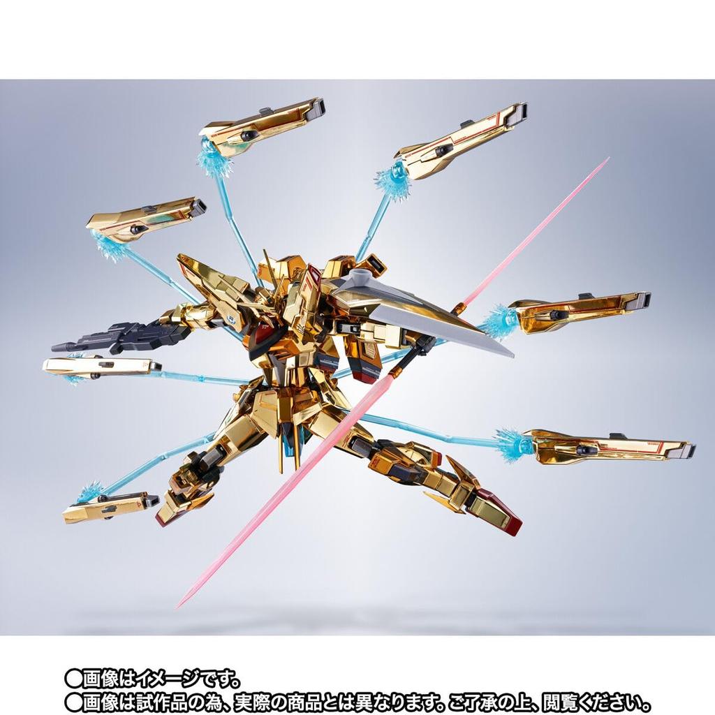 METAL ROBOT Spirits Akatsuki SEED FREEDOM Approximately 140mm ABS PVC Painted Movable Figure <SIDE MS> (Shiranui Gear) Ver. & & Die-cast
