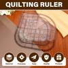 3Pcs Curved Corner Cutter Quilt Ruler Non-Slip Acrylic Quilting Rulers Sewing Patchwork Ruler Sewing Template Patchwork Tools