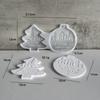 Plaster Clay Craft Gypsum Casting Molds with Hanging Loop Pendant Molds  for Resin Clay Plaster