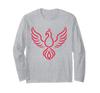 Humor Phoenix Animals Simple Fire Bird Phoenix Long Sleeve T-Shirt