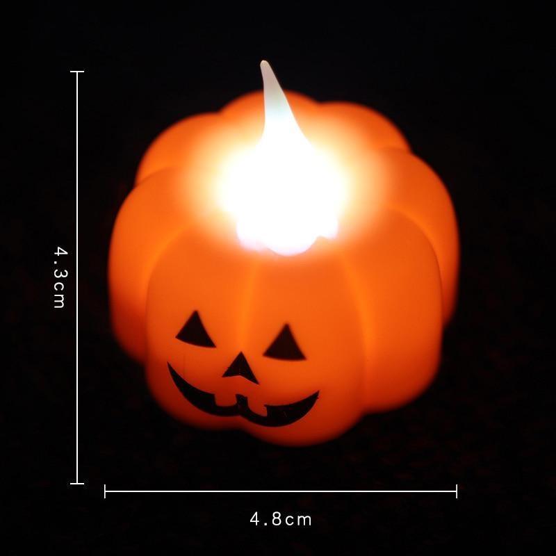 Halloween Pumpkin Candlelight Decoration LED Party Supplies Electronic Lights Lighting Accessories Decor