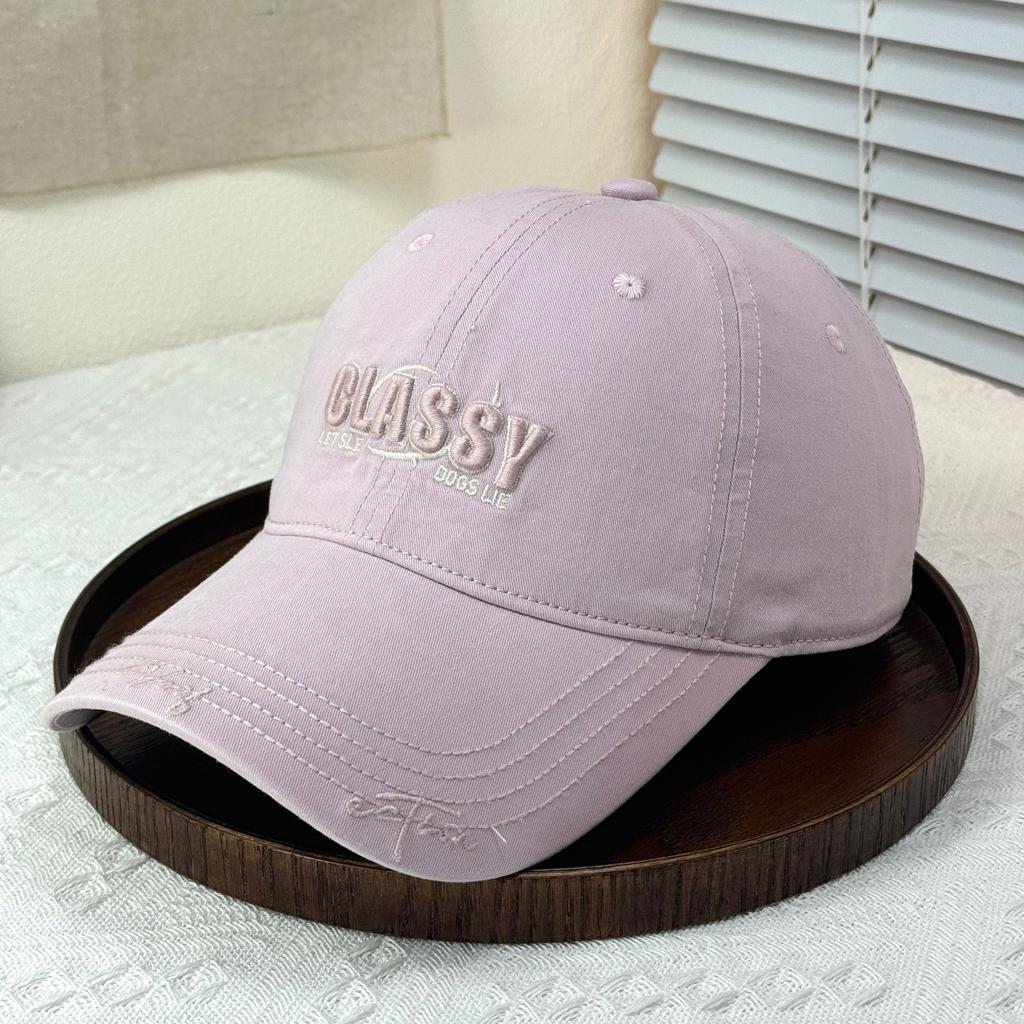 Fashion Hat New Light Color English Alphabet Soft Top Cap Brim Embroidery Versatile Casual Japanese Baseball Cap Spring Summer