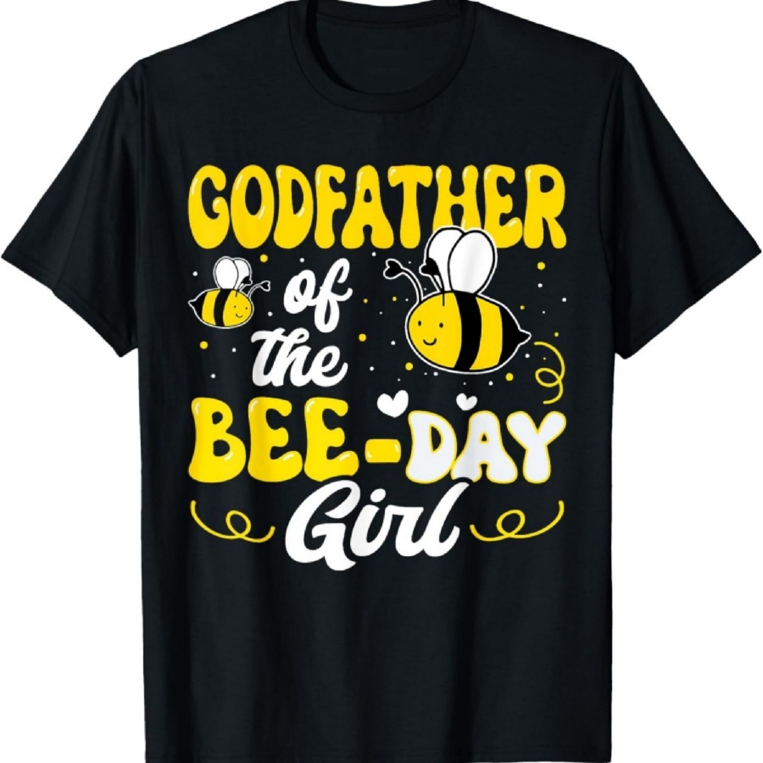 

Godfather of The Bee Day Girl Bee Birthday Party Theme T-Shirt XXXXXL чёрный