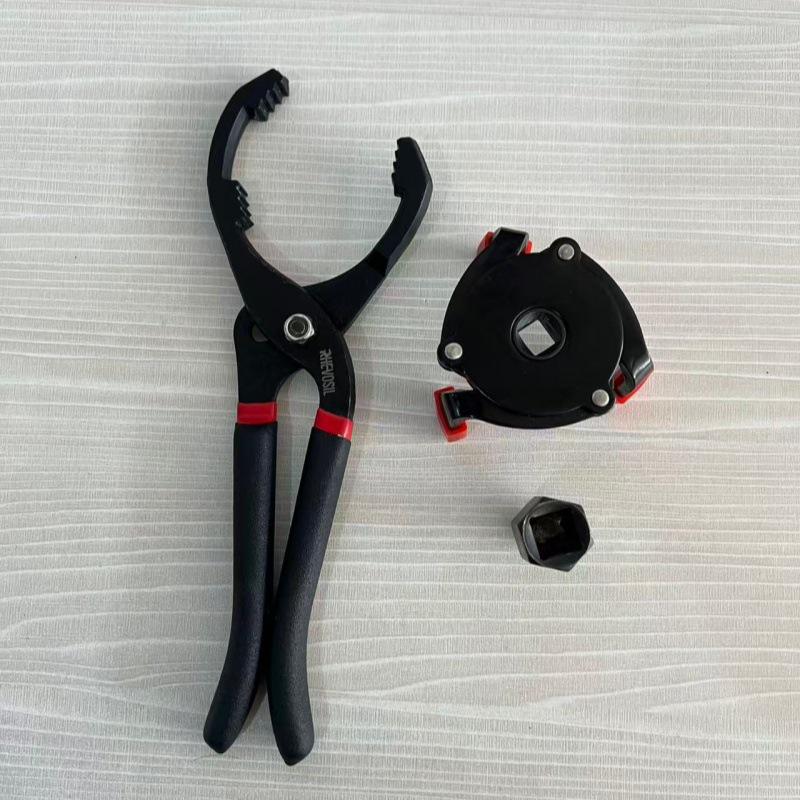 

Engine Oil Filter Wrench Pliers - 10 & 12 Inch Auto Repair & Maintenance Tool