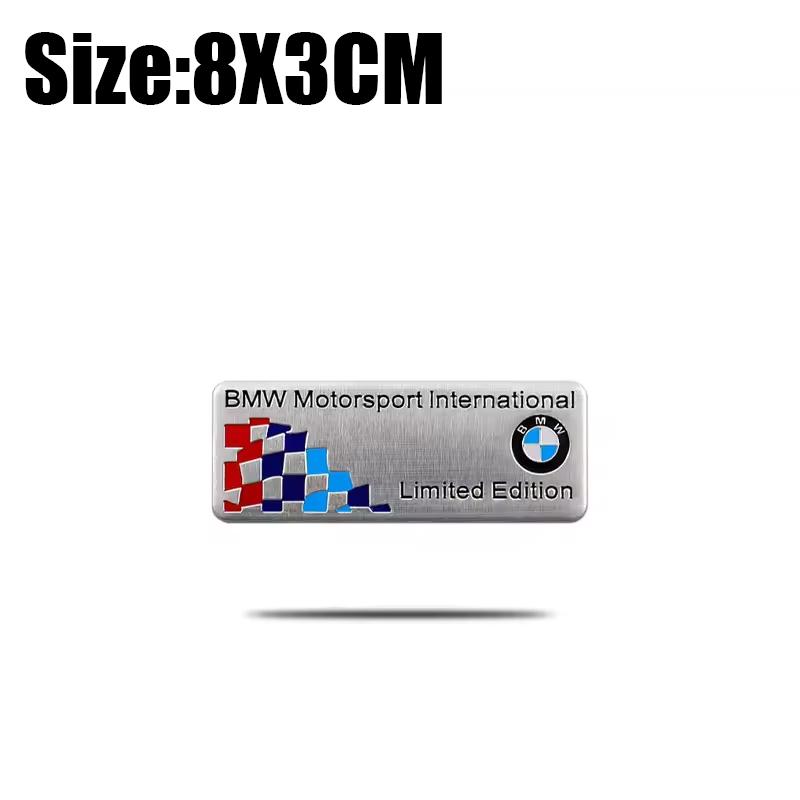 3D Aluminum Car Styling Sticker Body Trunk Decoration Decal Accessories For BMW G80 G06 G07 G42 G14 G15 G16 F82 F20 F21 F83 M2 M