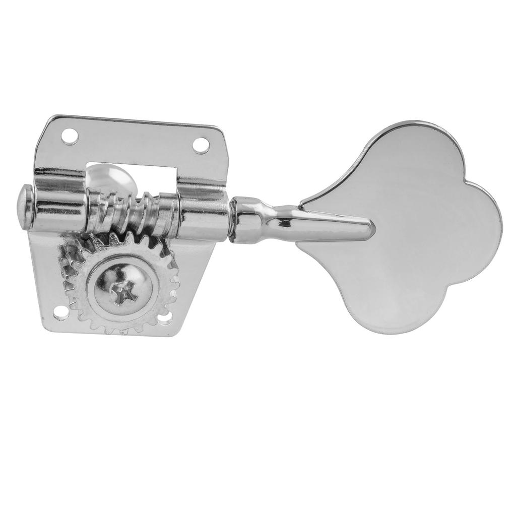 Musiclily Pro 4-String Bass Tuners for 4-String Electric Bass, Chrome