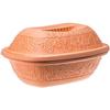 Terracotta Pot - Romertopf - the Standard - Orange - for Adults - Healthy Cooking