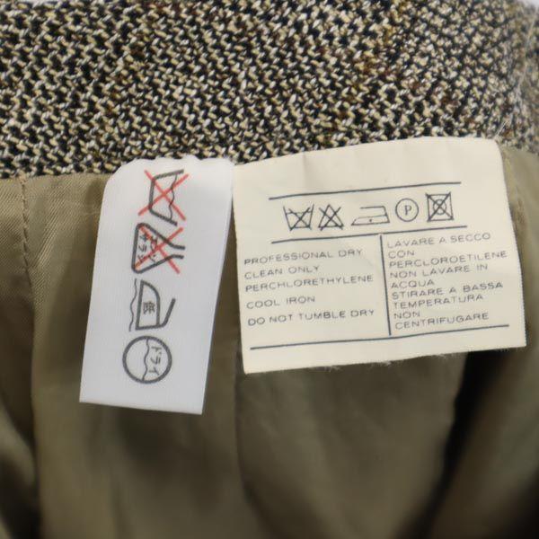 Salvatore Ferragamo wool blend Wide pants 38 Brown Women Used