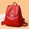 Classic Women's High-quality Plutonium Leather Female Travel Backpack Large-capacity Fashion Travel Backpack