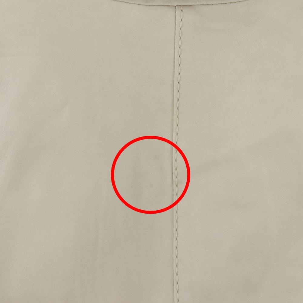 SONIA SONIA RYKIEL Lamb Leather Jacket Tailored Jacket Beige Lambskin/polyester Women Used