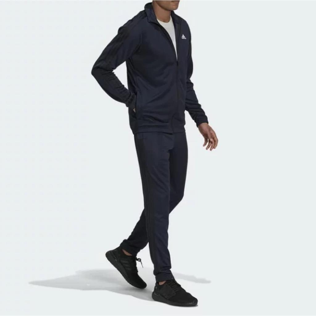 Adidas Tapered Size L KOF42 Navy Men's Tracksuit, (Height 172-178cm),