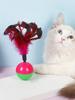 1pc Pets Empire Feather Tumbler Cat Toy Ball Toy Cat Tumbler Mouse Plush Cat Amusement Supplies Pet Toy Creative Cat Sanding