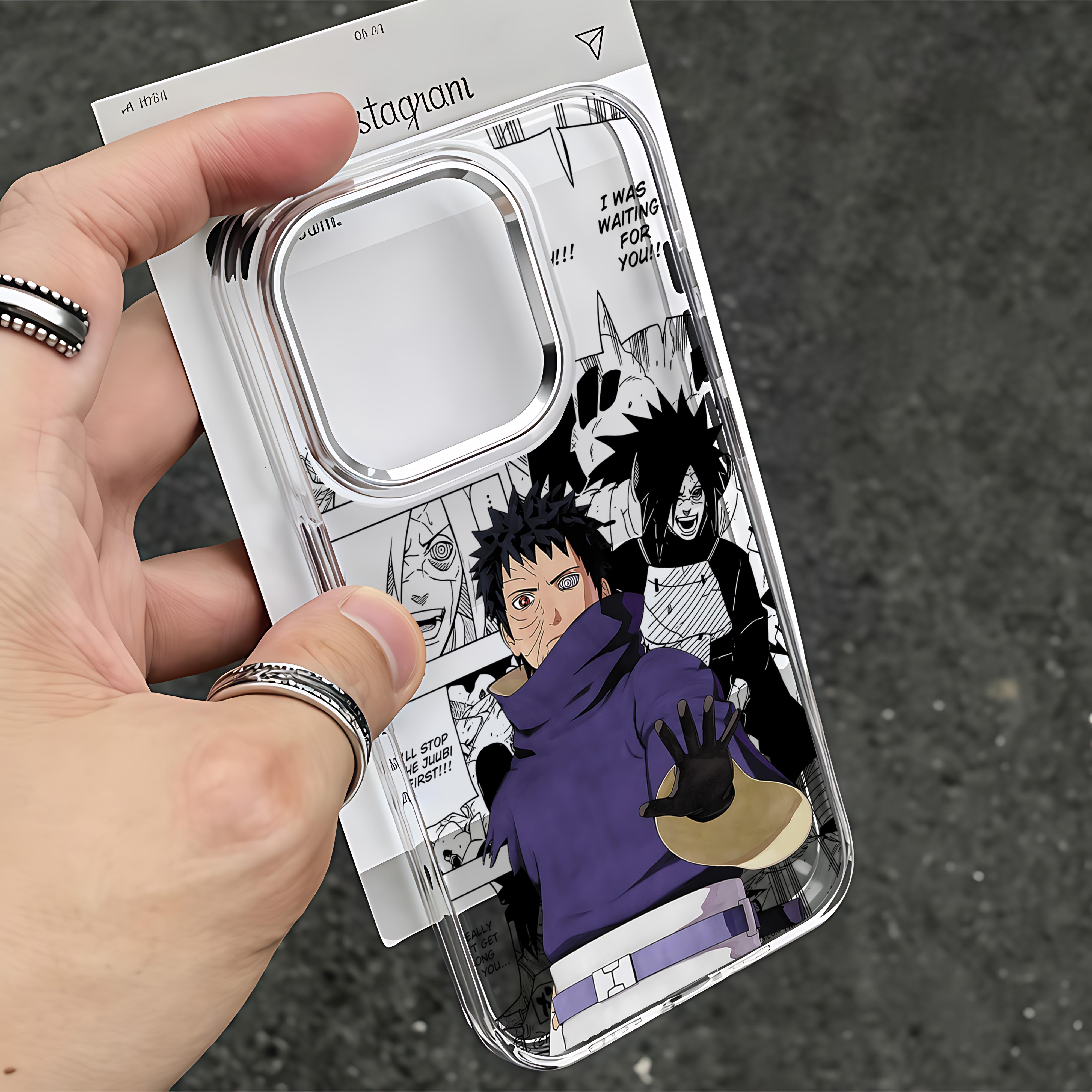 

Anime Uchihas Obitos Phone Case For iPhone 17e 17 16e 16 15 14 13 12 11 mini Pro Max X XR XSMAX 8 7 Air Plus Clear iPhone 11