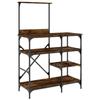 VidaXL Baker's Rack, Shelf with Adjustable Feet, Storage Furniture, Interior Kitchen Organizer for Spices, 845418