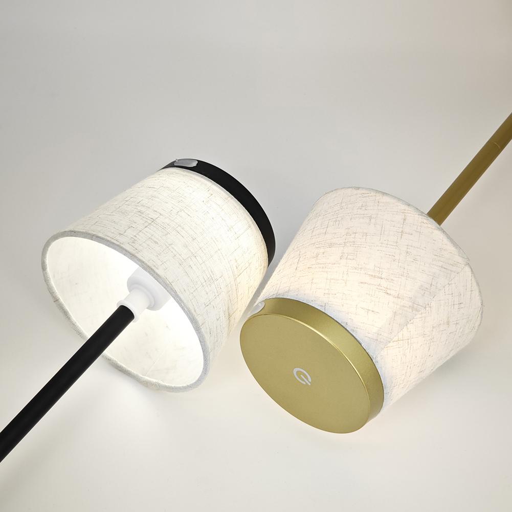 Cordless Table Lamp 1800mAh Battery Operated Portable LED Desk Lamps Touch Dimmable for Dining Room Bedroom