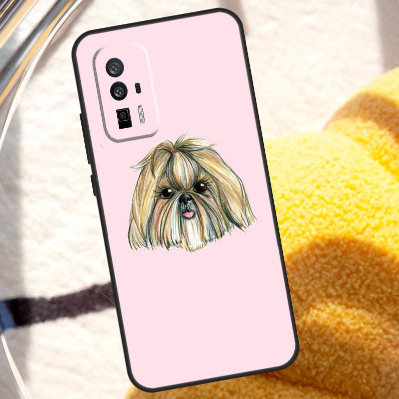 Cartoon Shih Tzu Dog Case For POCO X6 M6 X3 Pro X5 F3 F5 M5s Xiaomi 13 14 Ultra 12 Lite 11T 12T 13T Pro Cover