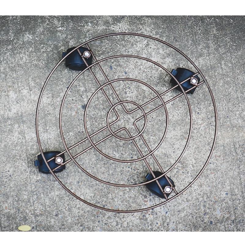 Thickened Round Mobile Flower Pot Stand