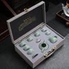 Ceramic Kung Fu tea set Household Ge kiln open teapot teacup high-end gift box business gift