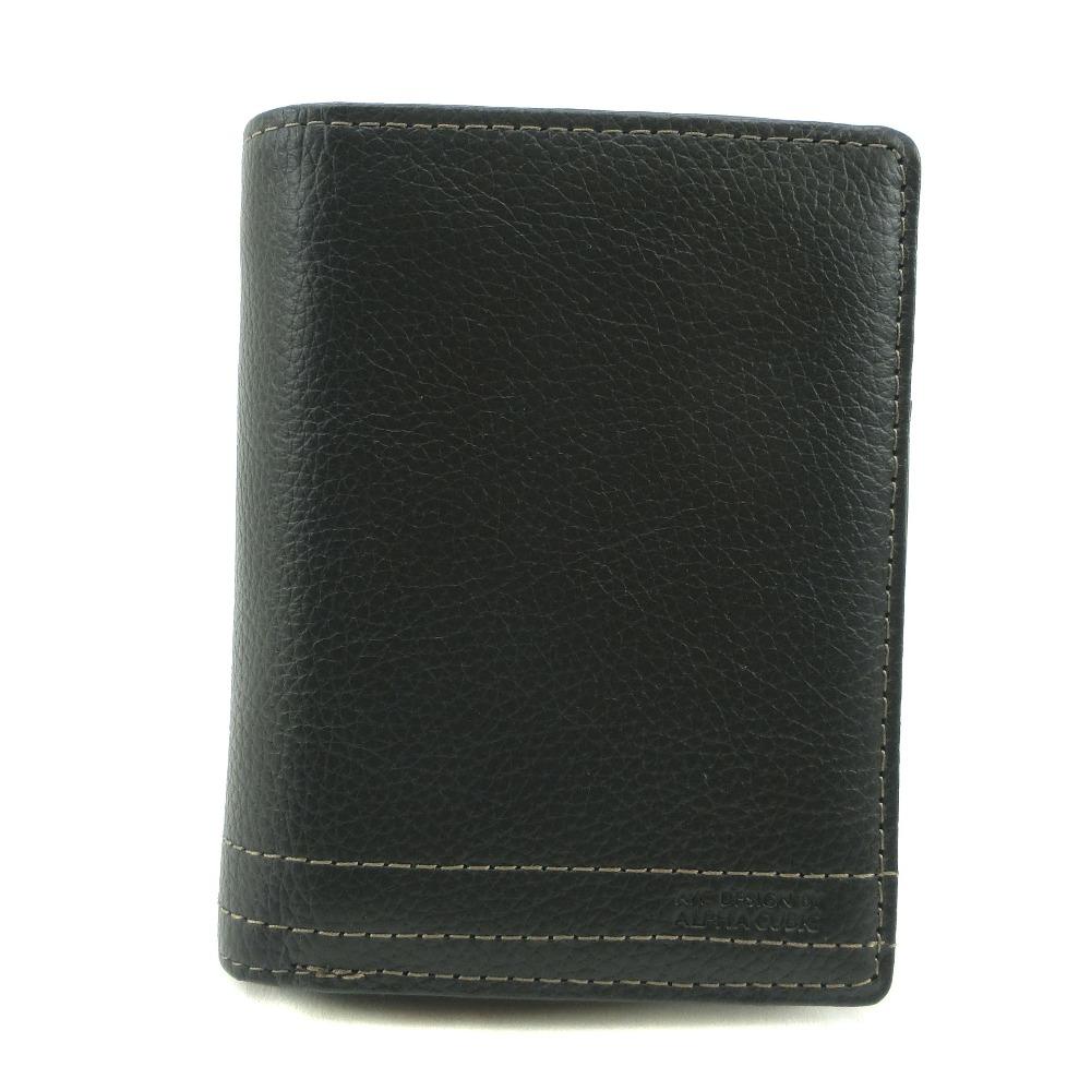 

Bi-Fold Wallet black leather mens Used