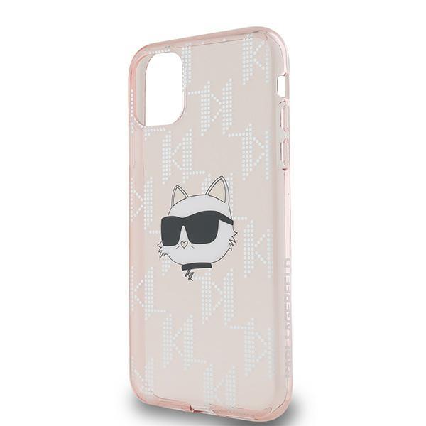 Karl Lagerfeld Klhcn61Hklpchp Iphone11 / Xr 6.1 Różowy/Pink Hardcase Iml Choupette Head & Monogram