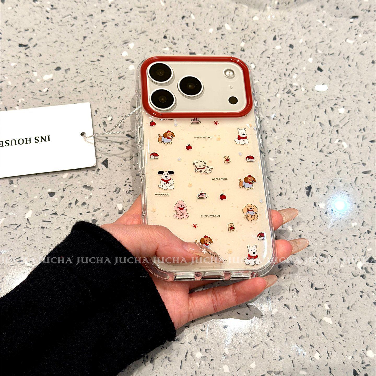 

Cartoon Cute Phone Case with Stand for iPhone 17 Pro Max & 16 Plus 17