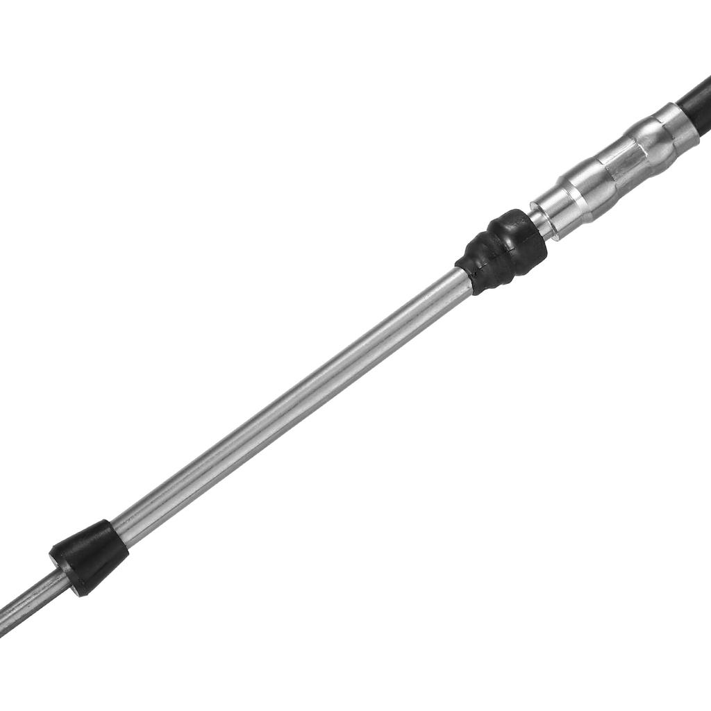 Motoforti Throttle Shift Remote Control Box Cable for Marine Type 3300/33C Outboard Engine Boat Motor Steering System, Black, 2 Pieces, 6 Meters