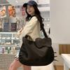 The new foreign style texture is simple and fashionable large-capacity tote bag 2025 autumn casual women's shoulder messenger bag