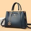 Women's Large Capacity Shoulder Bag with Multiple Compartments – Multi-Pocket Tote for Everyday Use