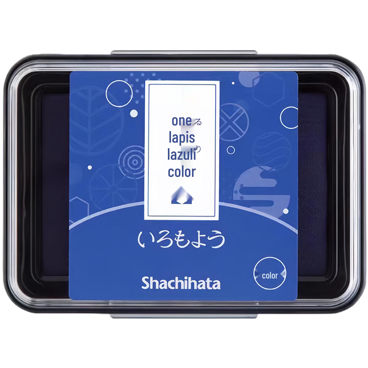 Водостойкая штемпельная подушка Shachihata с японским флагом – Натуральный цвет, быстросохнущая, для резиновых штампов и планеров